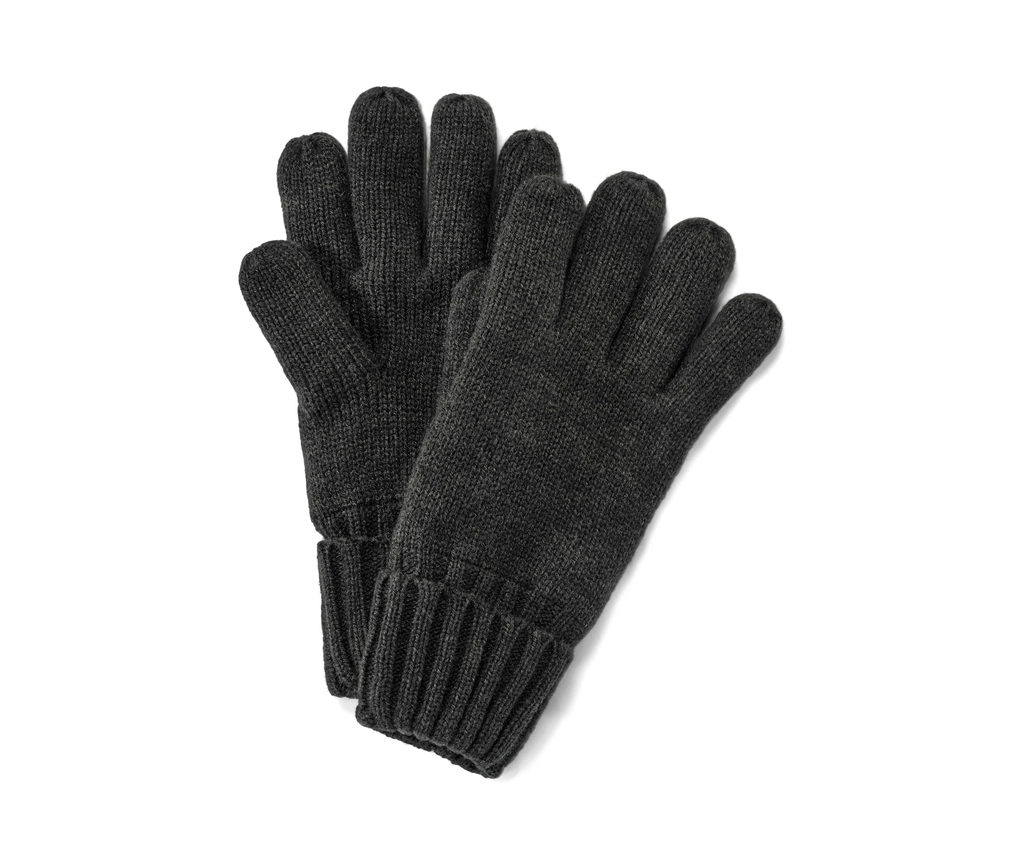 Tchibo - Strickhandschuhe - Herren - Gr. 9,5 - anthrazit