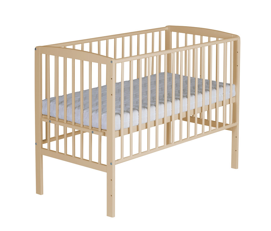 Ein naturfarbenes Schardt Beistellbett für Boxspring »Micky« ist sichtbar.