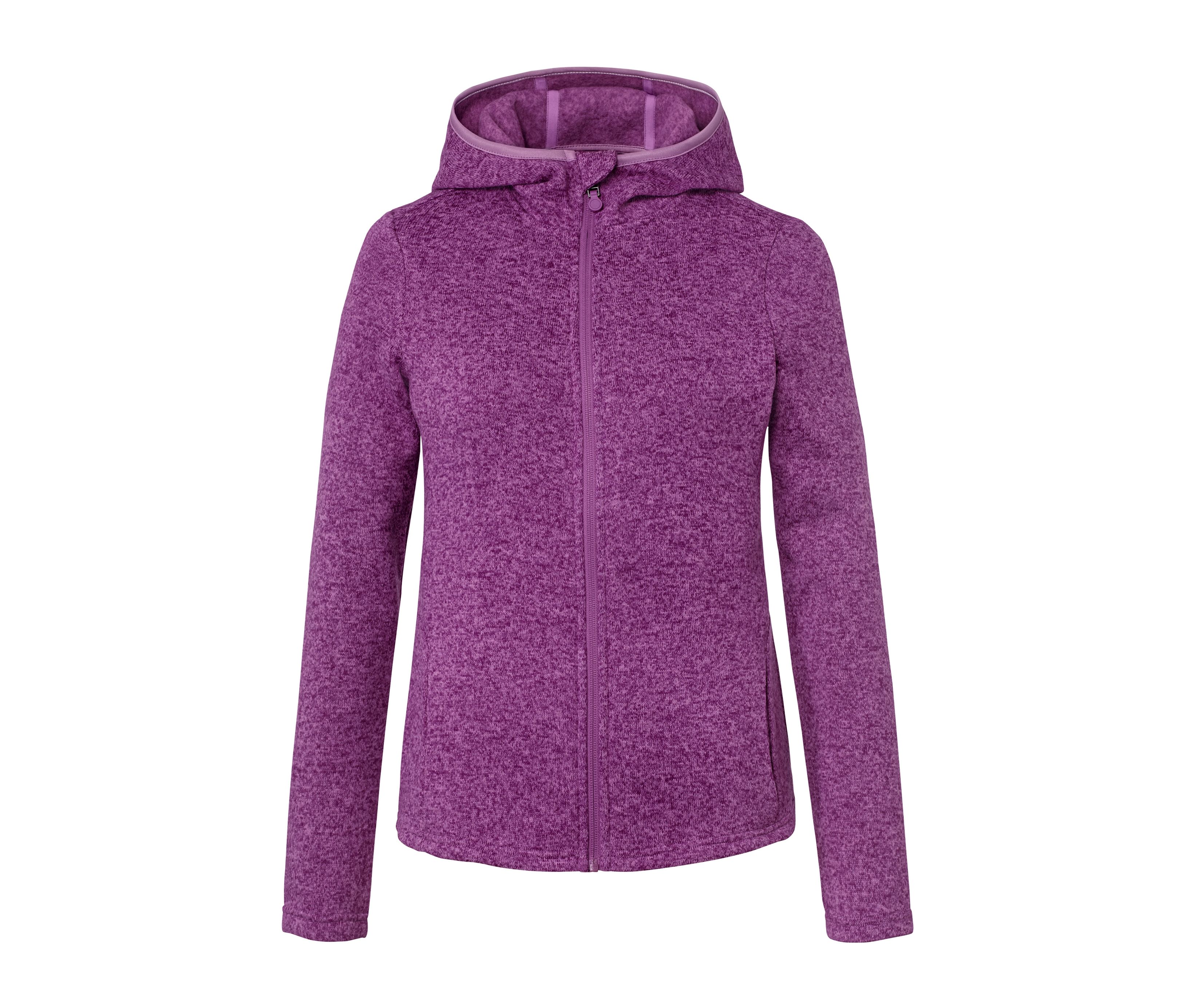 Tchibo - Strickfleece-Jacke - Damen - Gr. S - dunkelrosa