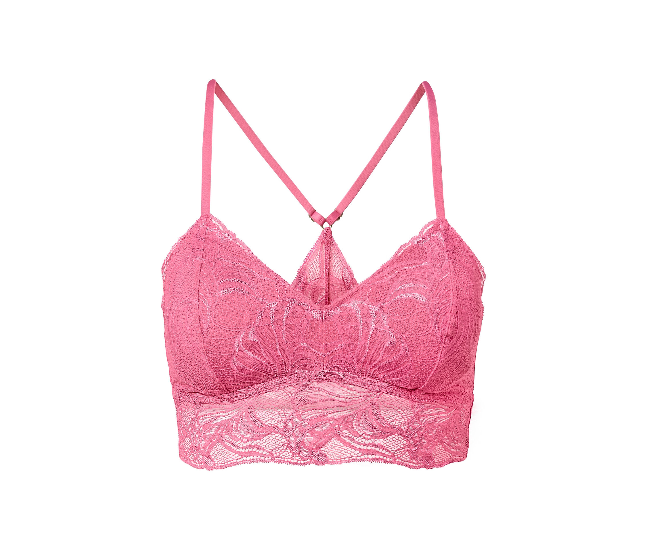 Spitzen-Bustier - Damen - Gr. 38 - rosé - rosé