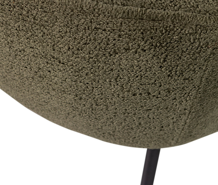 Detailansicht des Woood Stuhls »Leon«, forest green.