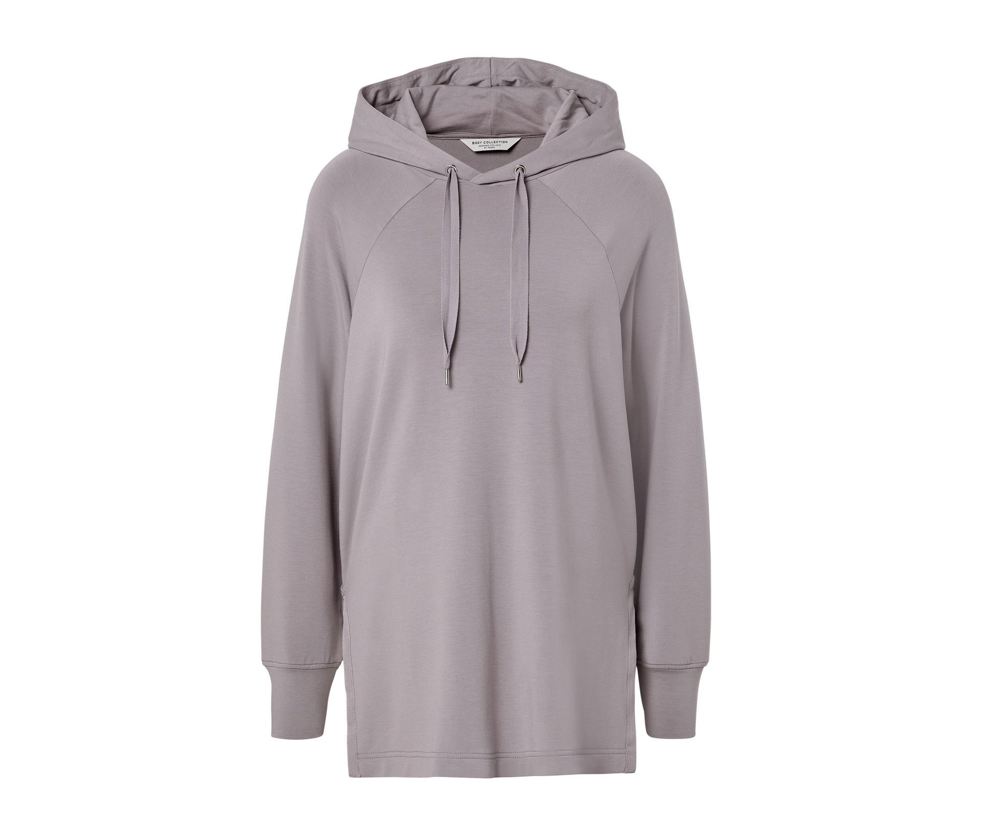 Lounge-Hoodie - Damen - Gr. S - grau - grau