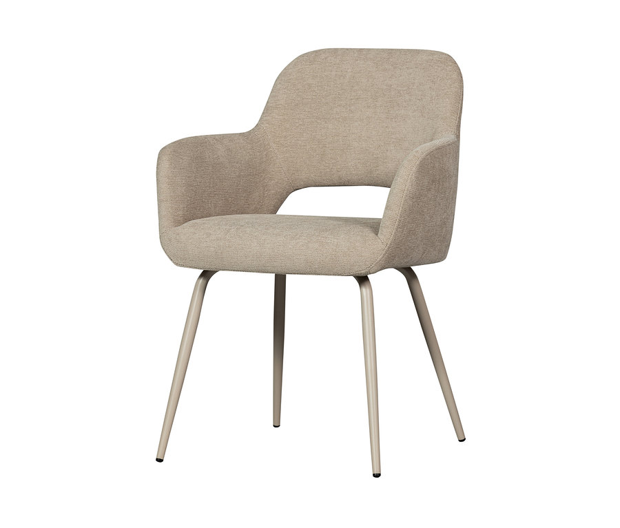 Ein naturfarbener Woood Stuhl »Jenny« aus einem 2er-Set.