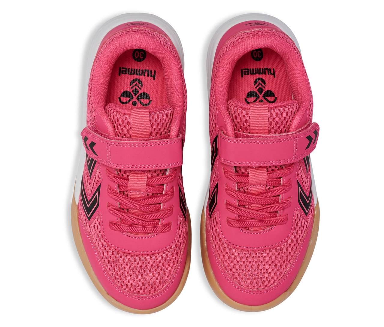 Paar rosa HUMMEL Multiplay Flex VC JR Schuhe.
