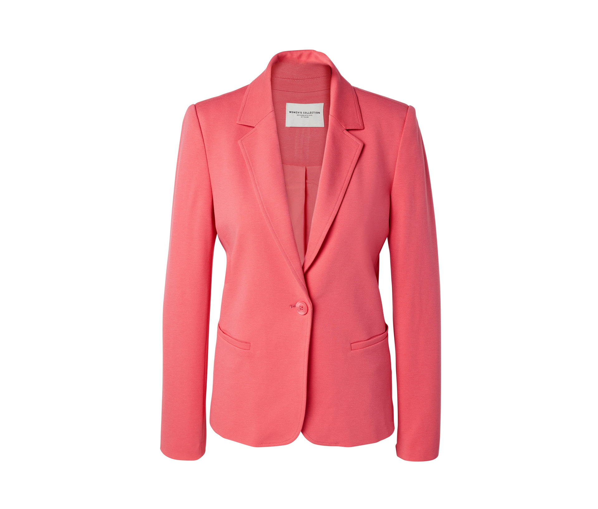 Jerseyblazer - Gr. 42 - koralle - koralle