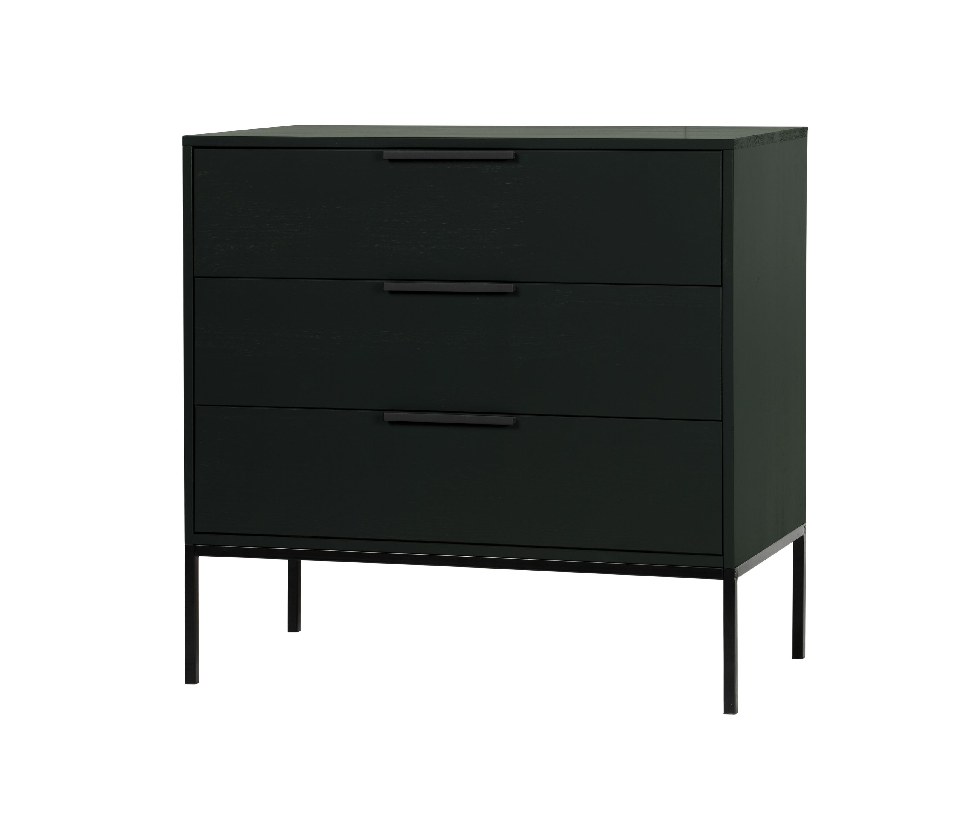 Tchibo - Woood Kommode »Adam« - 94x52x93cm - schwarz - Holz