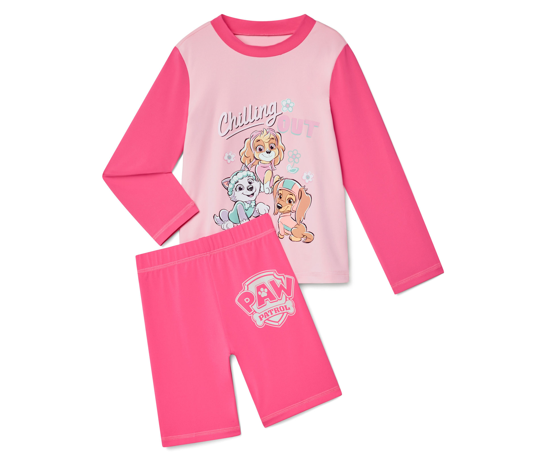 Tchibo - Kinder-Kombi mit UV-Schutzfaktor 50+ - Mädchen - Gr. 98/104 - hellrosa/print - Polyester