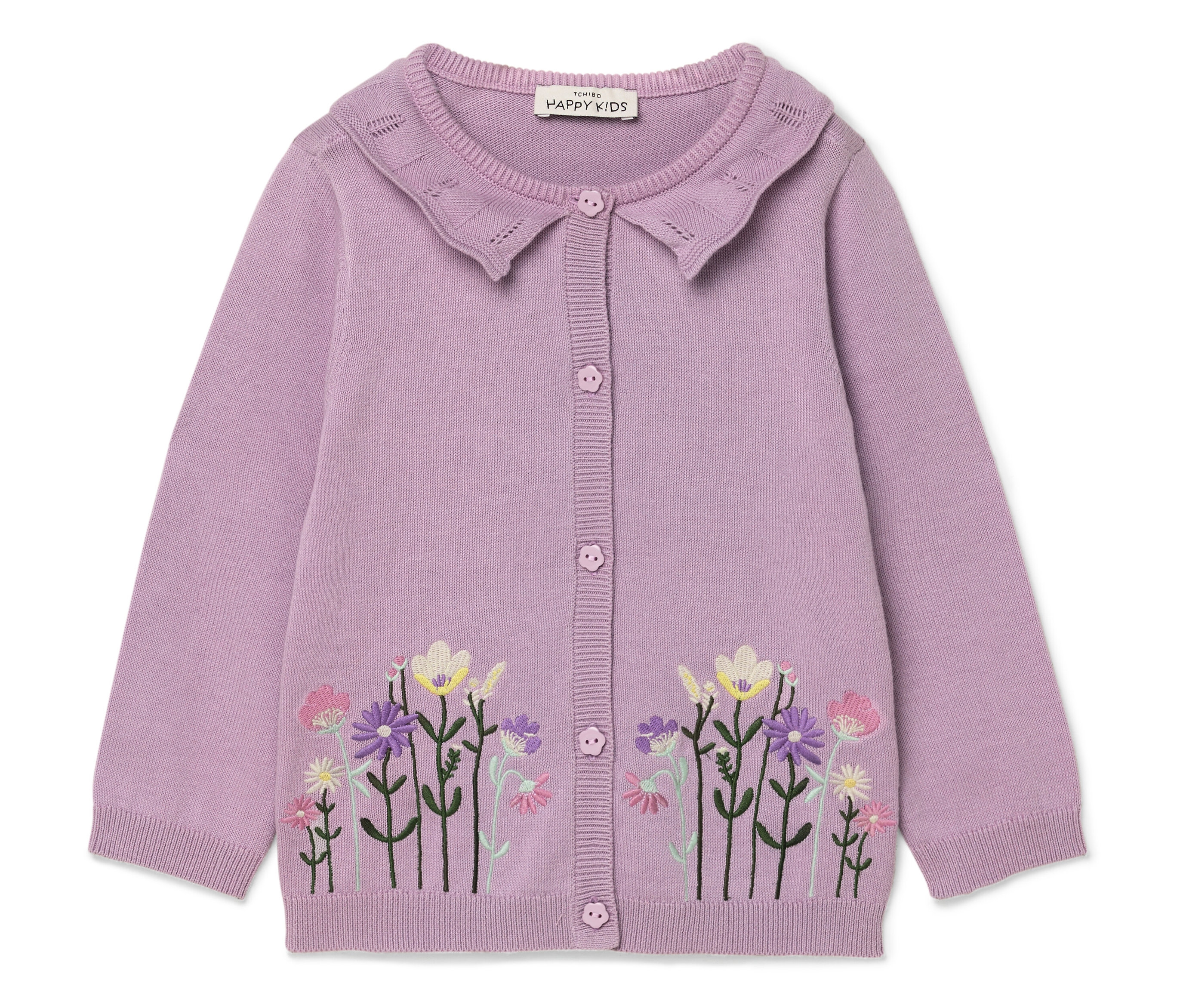 Tchibo - Baby-Strickjacke - Gr. 98/104 - lila