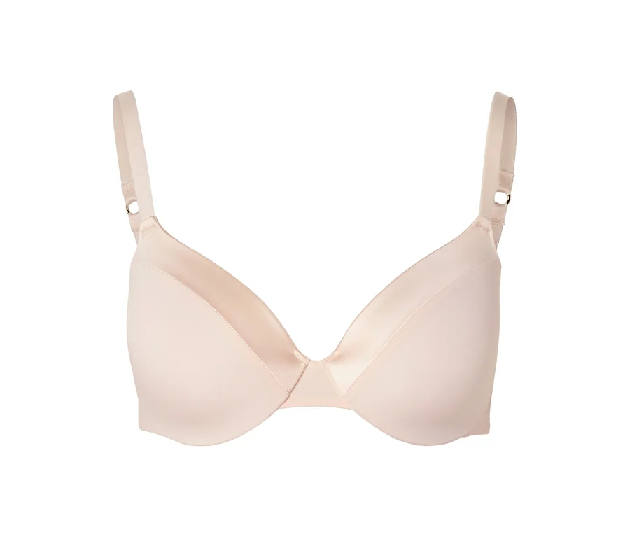 BH in hellem Beige/Hautfarbe, mit verstellbaren Trägern.
