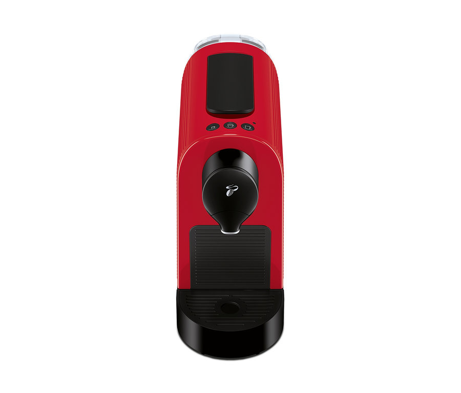 Rote Cafissimo pure+ Kaffeemaschine.