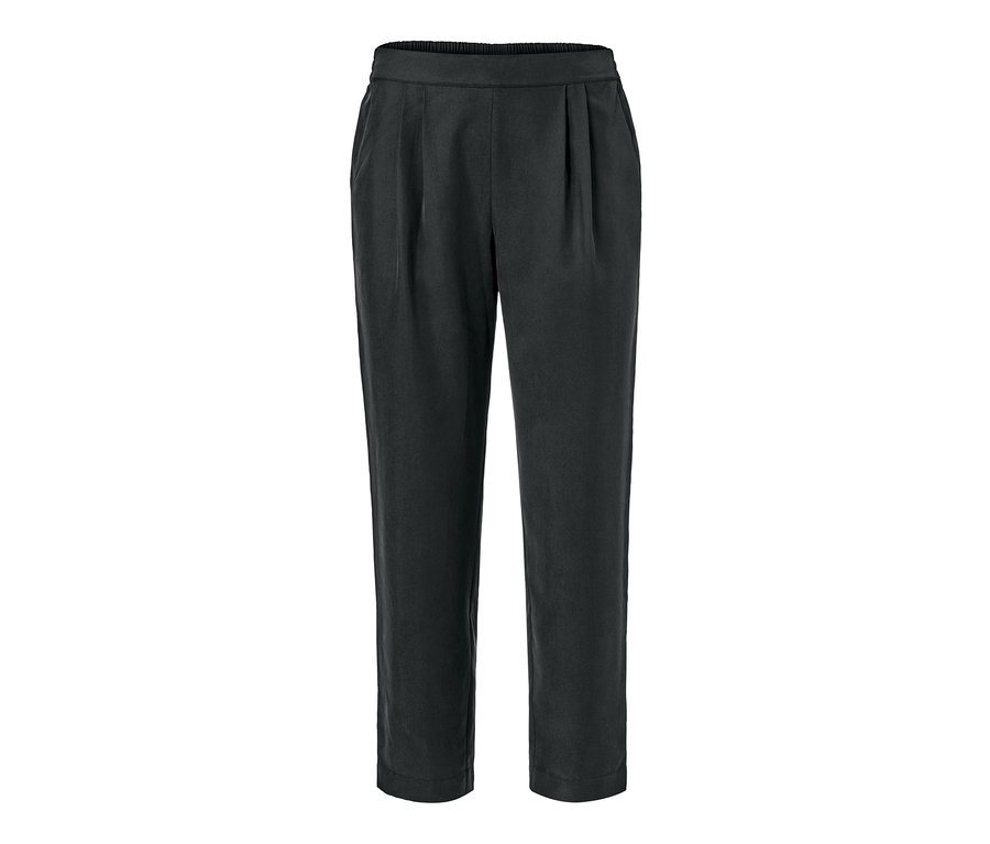 Eine schwarze Webhose.