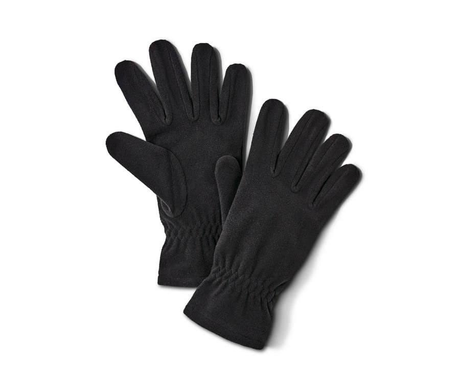 Ein Paar Microfleece-Handschuhe.