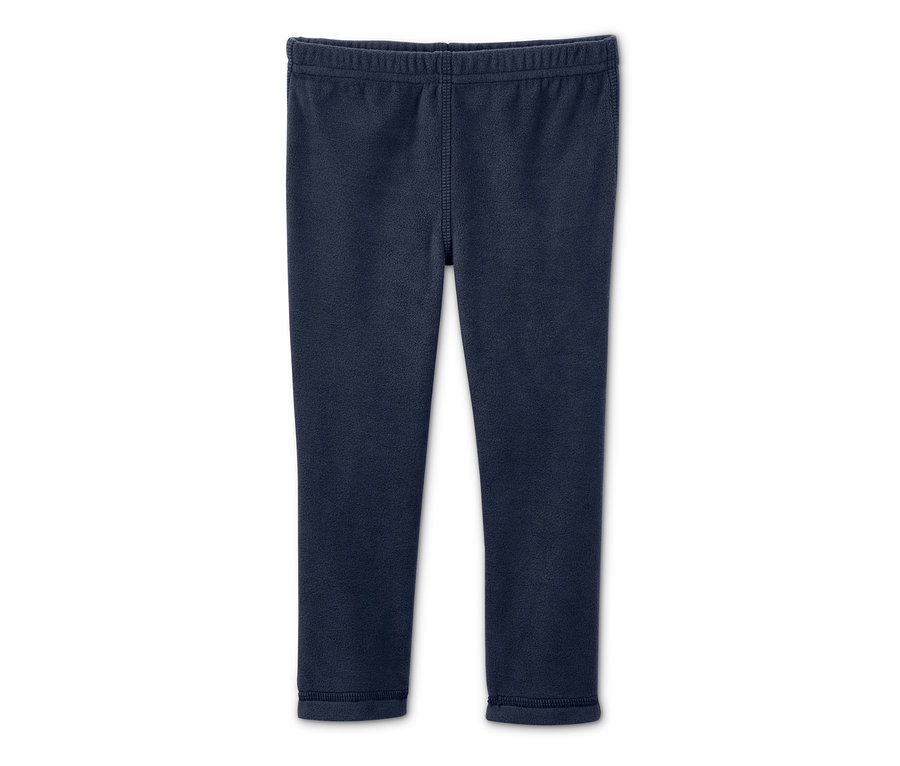 Blaue Fleecehose aus recyceltem Material, Teil eines 2-teiligen Kombis.
