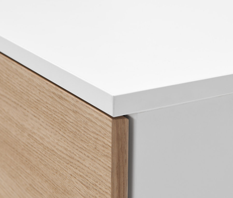 Detailansicht eines Highboards.