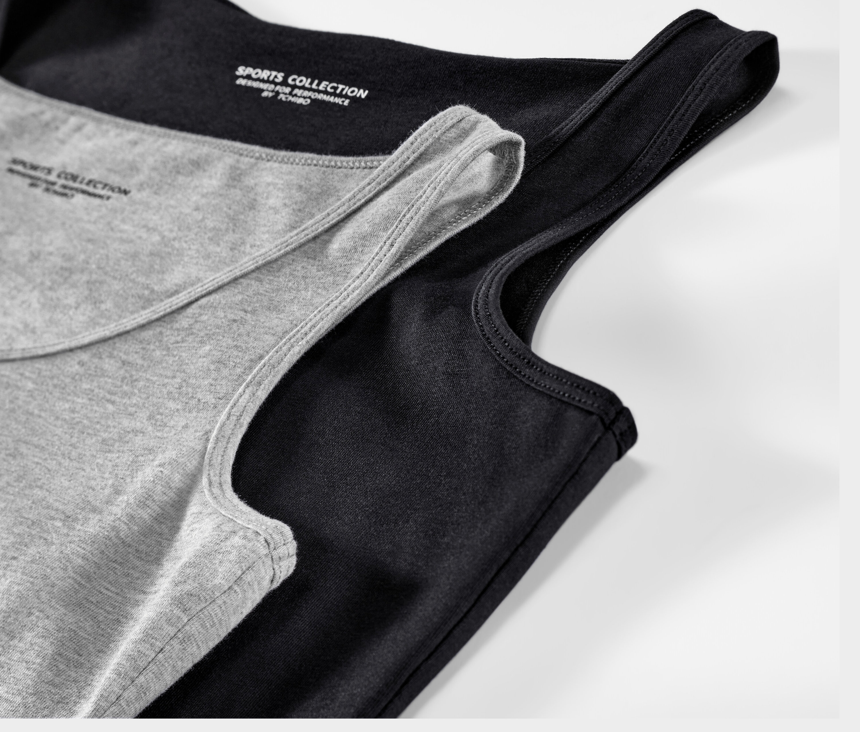 Thumbnail - Tchibo - 2 Tops - Damen - Gr. XS - schwarz