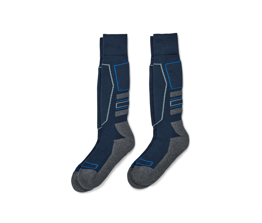 Zwei Paar Kinder-Thermo-Skisocken.