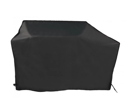 Schwarze Grillabdeckung der Marke Buschbeck, Modell Bristol.