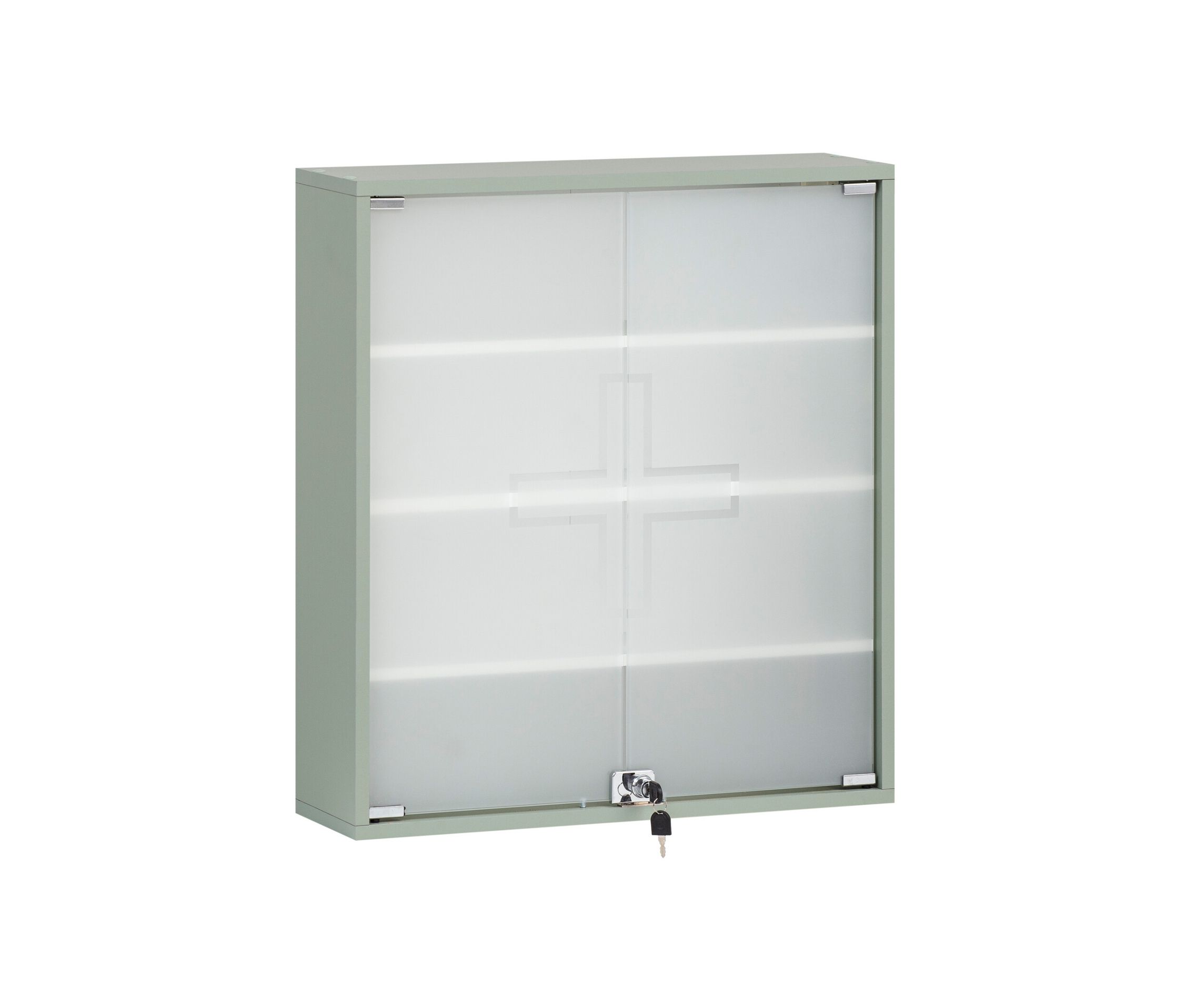 Tchibo - Medizinschrank »Bjarne« - 64x19,5x71,5cm - grün - Holz / Glas