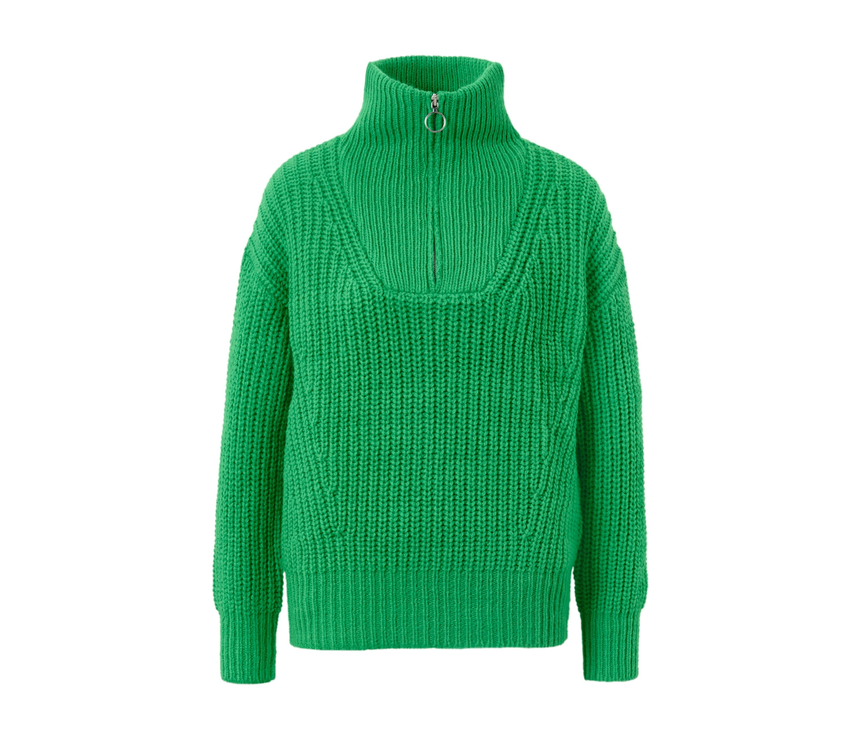 Tchibo - Grobstrick-Troyer - Damen - Gr. XL - grün