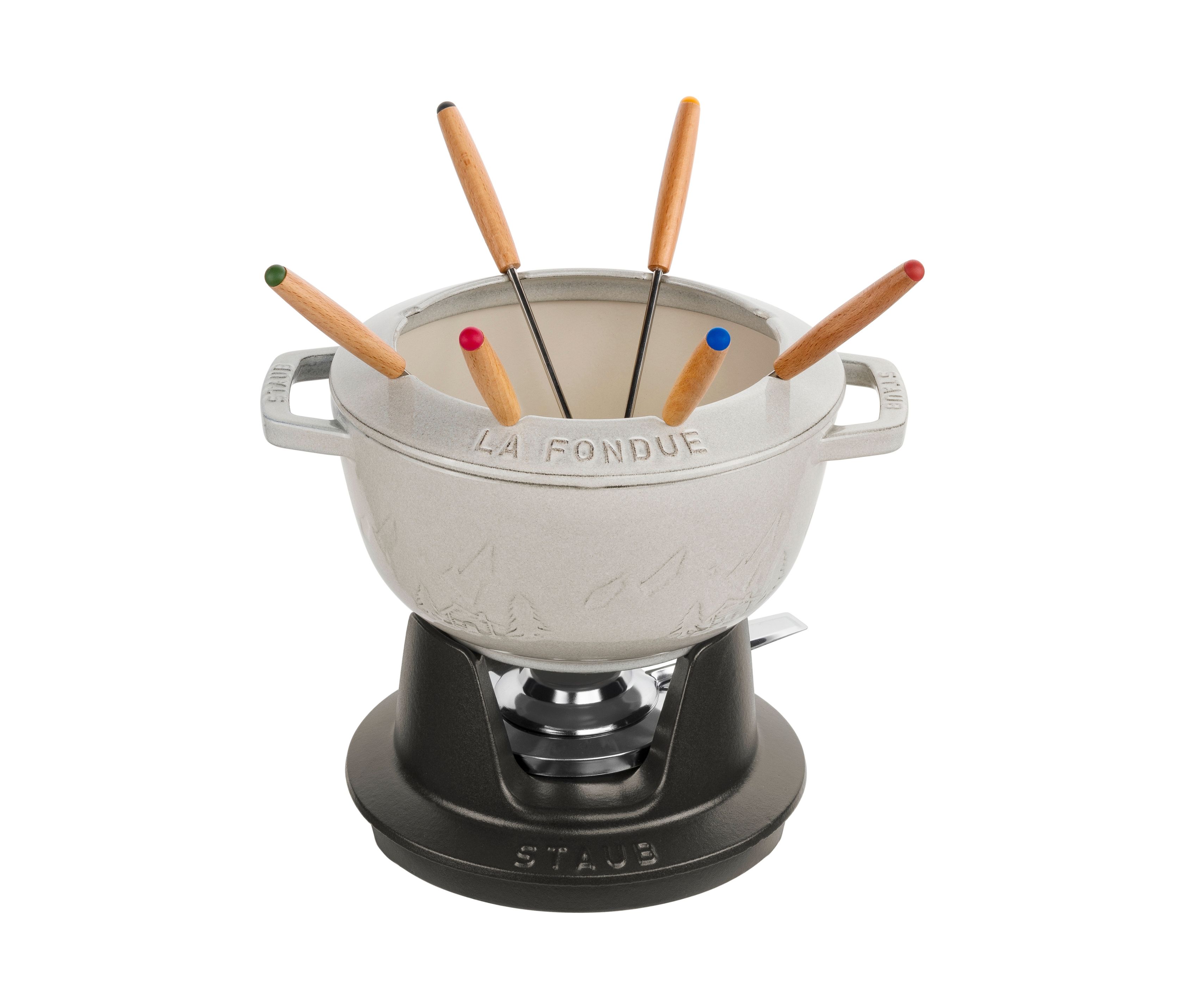Staub Fondue-Set - silber