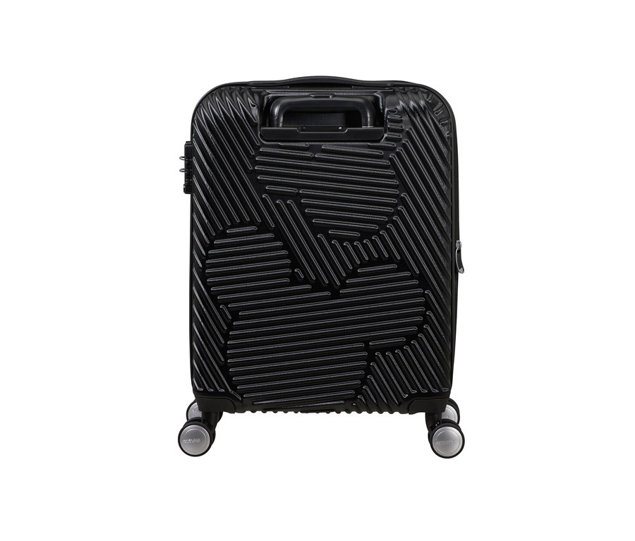 Schwarzer American Tourister »Mickey Clouds« Spinner Trolley auf Rädern.