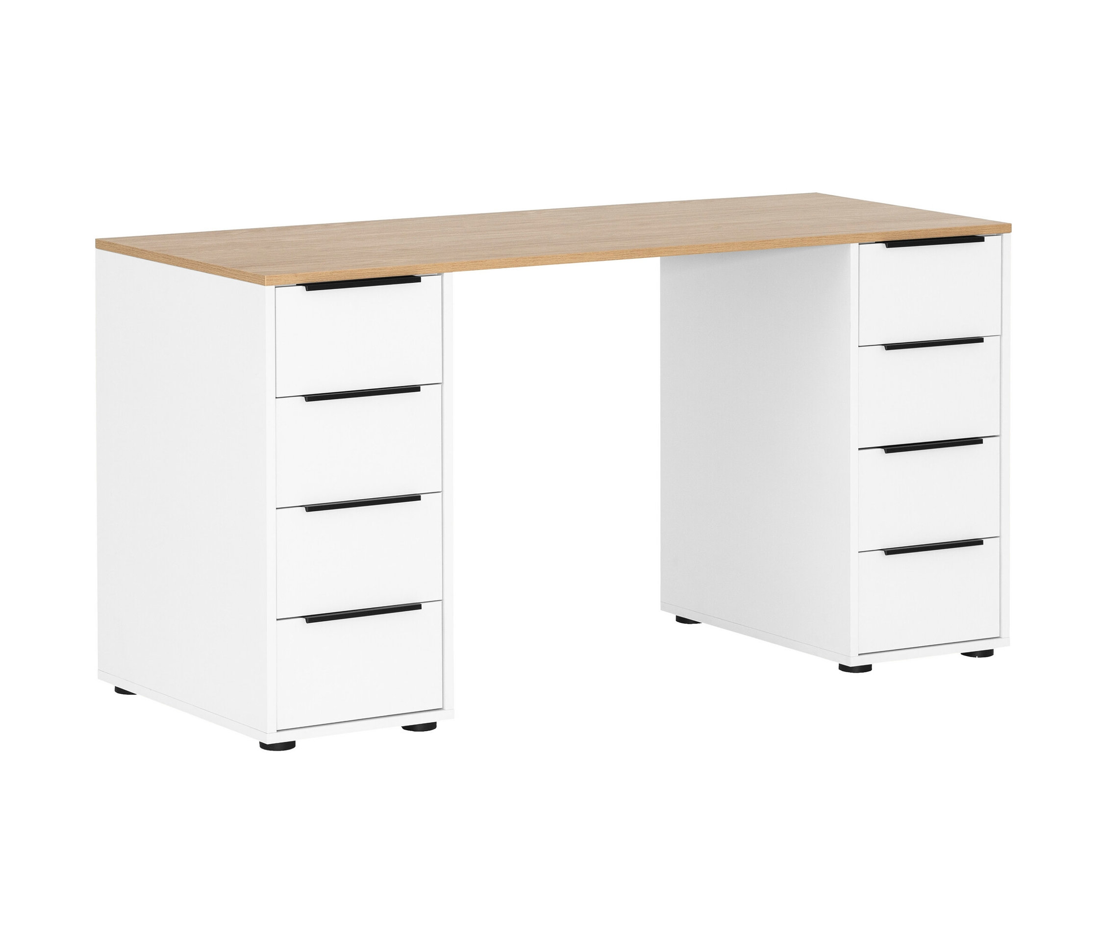 Tchibo - Schreibtisch »Elma« - 140x55,5x73cm - schwarz -