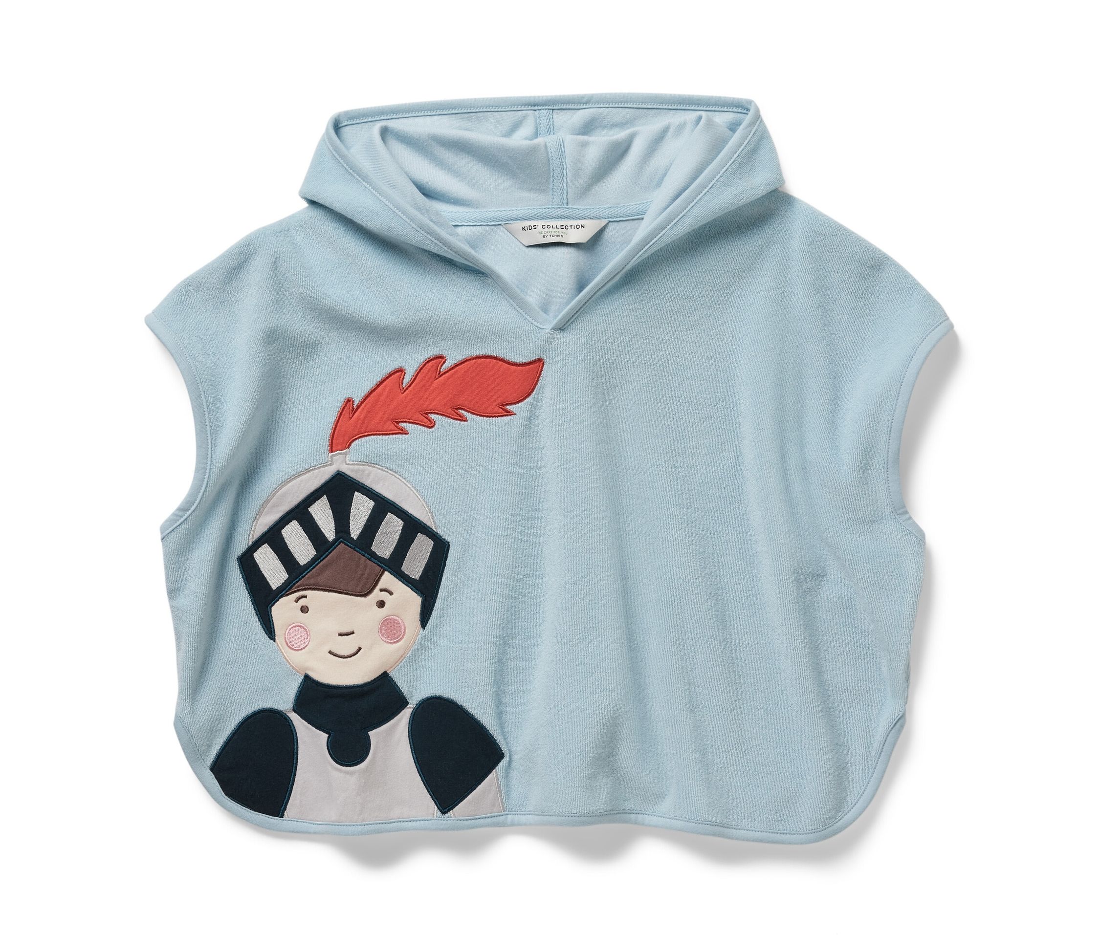 Tchibo - Frottierponcho - Herren - Gr. 122/128 - hellblau