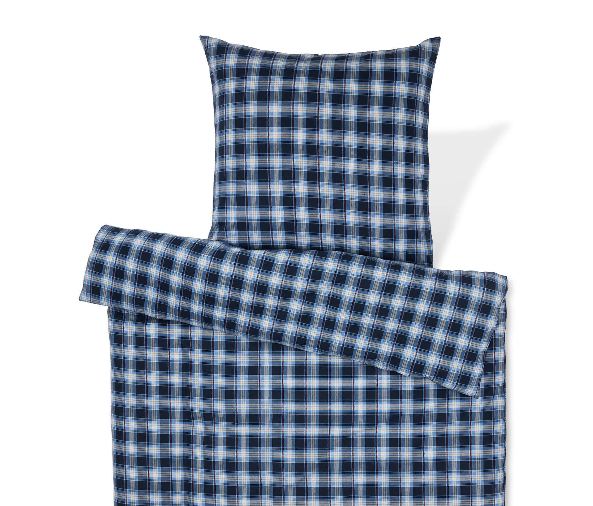 Biber-Bettwäsche - dunkelblau - dunkelblau