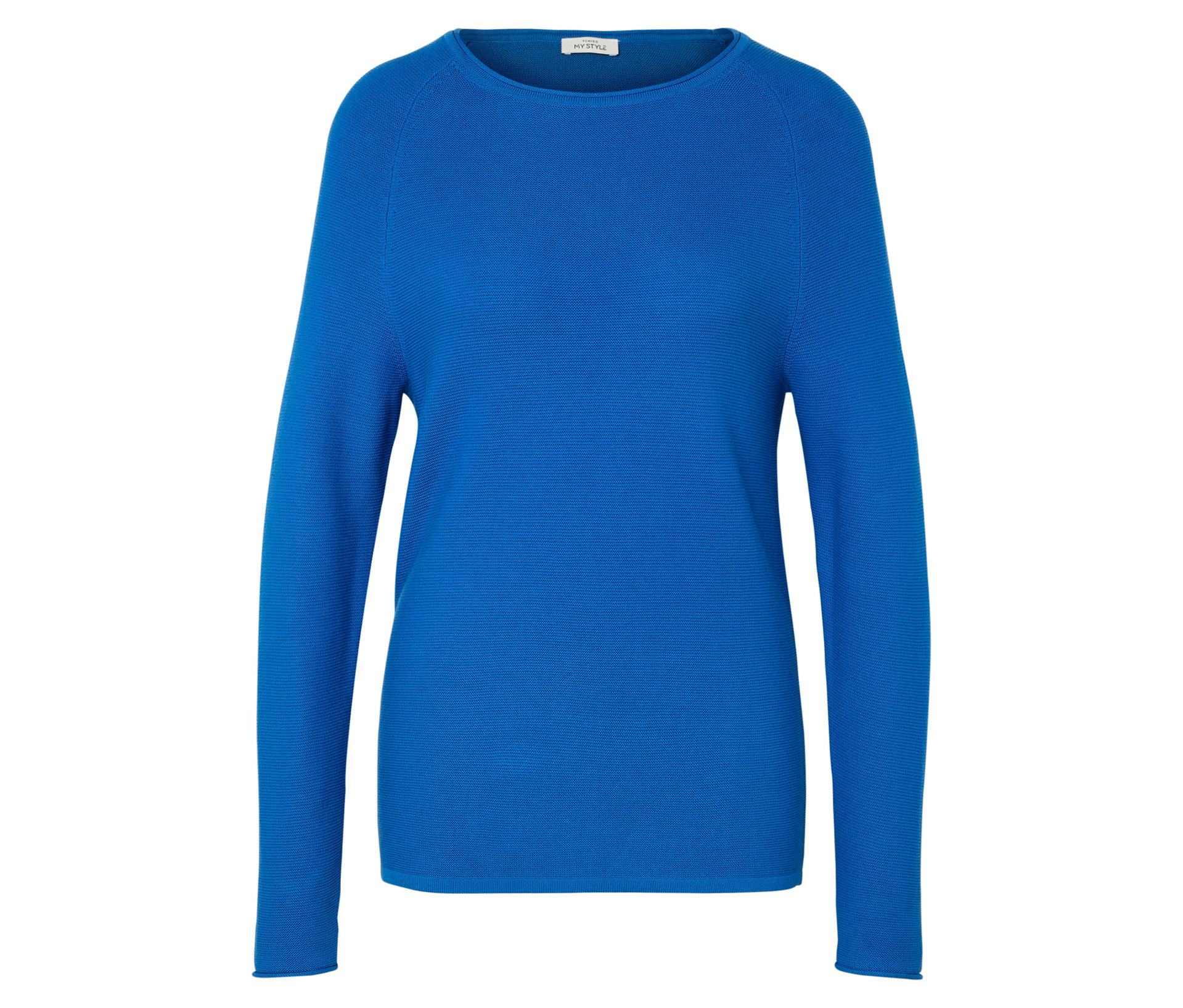 Strickpullover - Damen - Gr. S - blau - blau