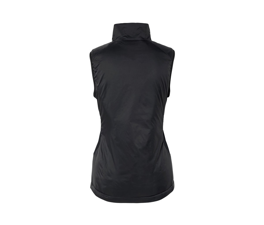 Schwarze Hybrid-Weste »pack light«.