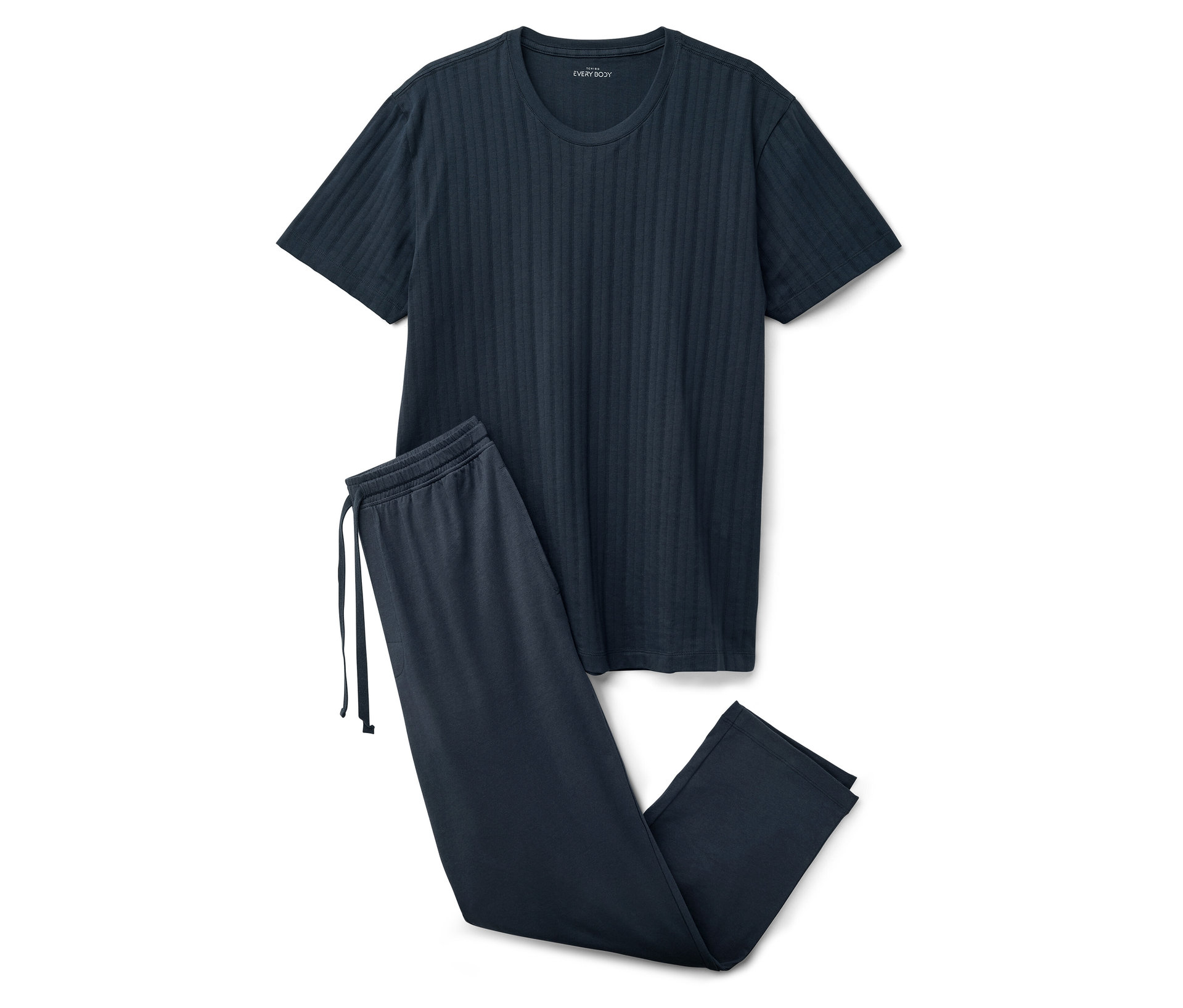 Pyjama-Set - Herren - Gr. XXL - dunkelblau - dunkelblau