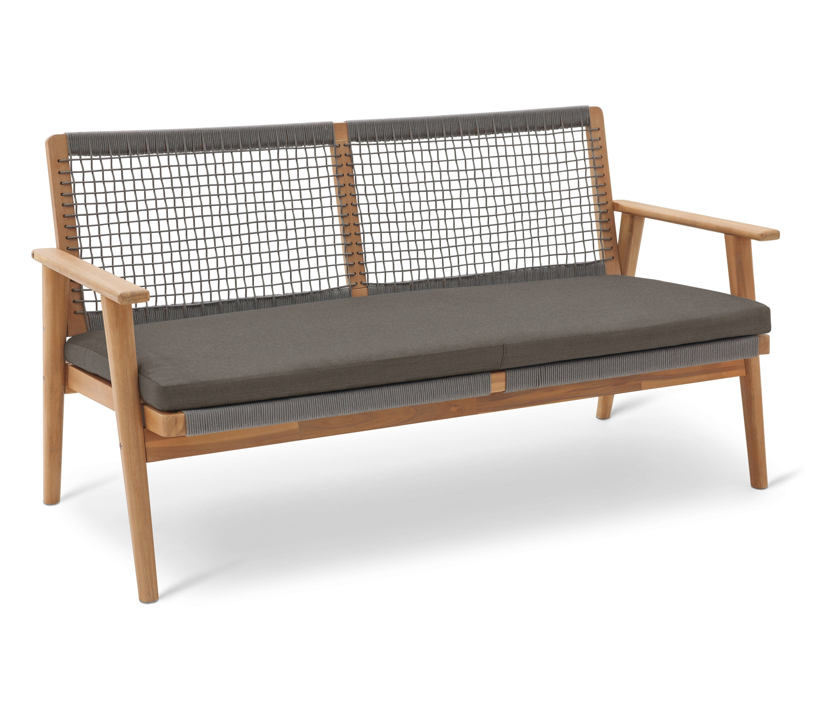 Tchibo - Gartenbank - 149,2x76x78cm - anthrazit -