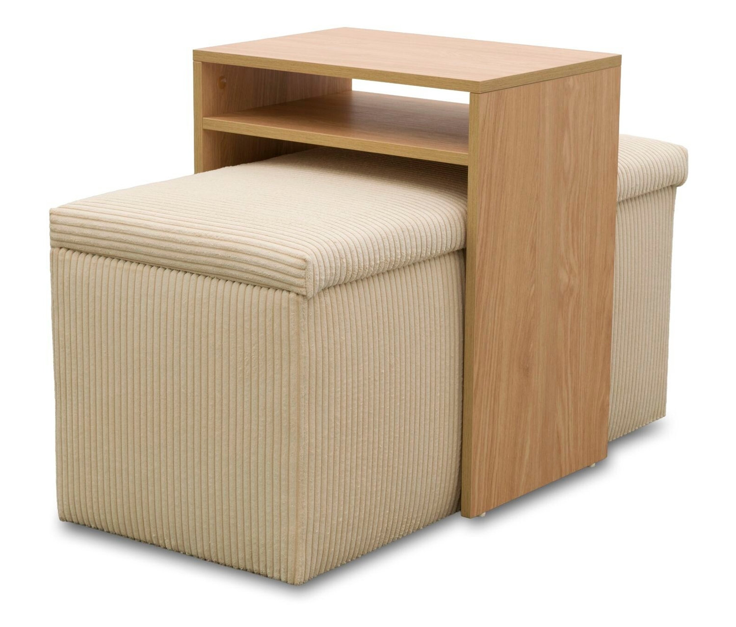 Domo Hocker mit Tisch »Kopenhagen« - 91x41x43cm - creme -