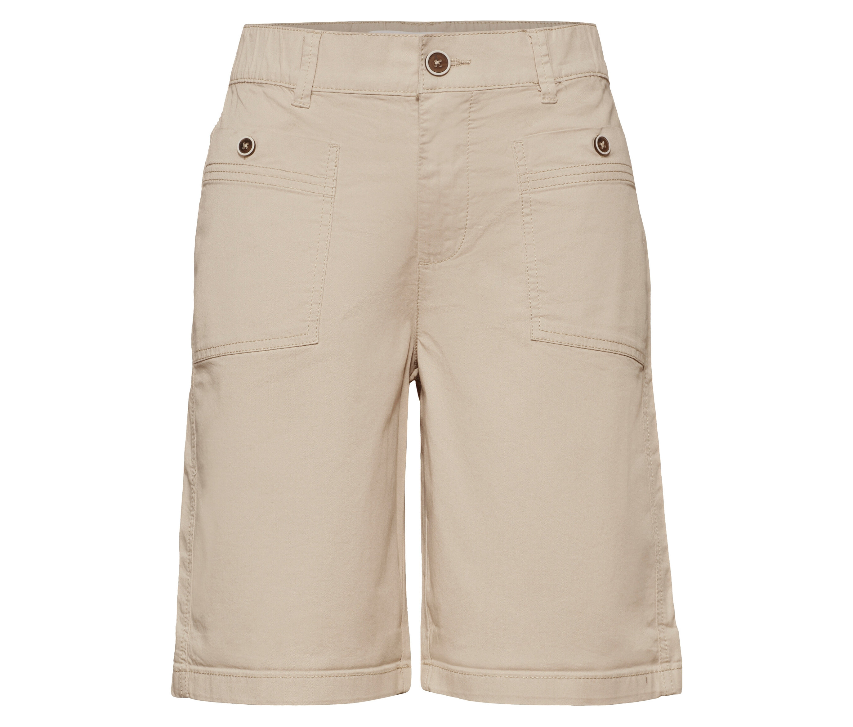 Bermuda - Damen - Gr. 36 - beige - beige