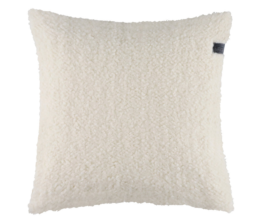 Offwhite Dekokissenbezug »TEDDY« von SCHÖNER WOHNEN-Kollektion mit flauschiger, teddyartiger Textur.