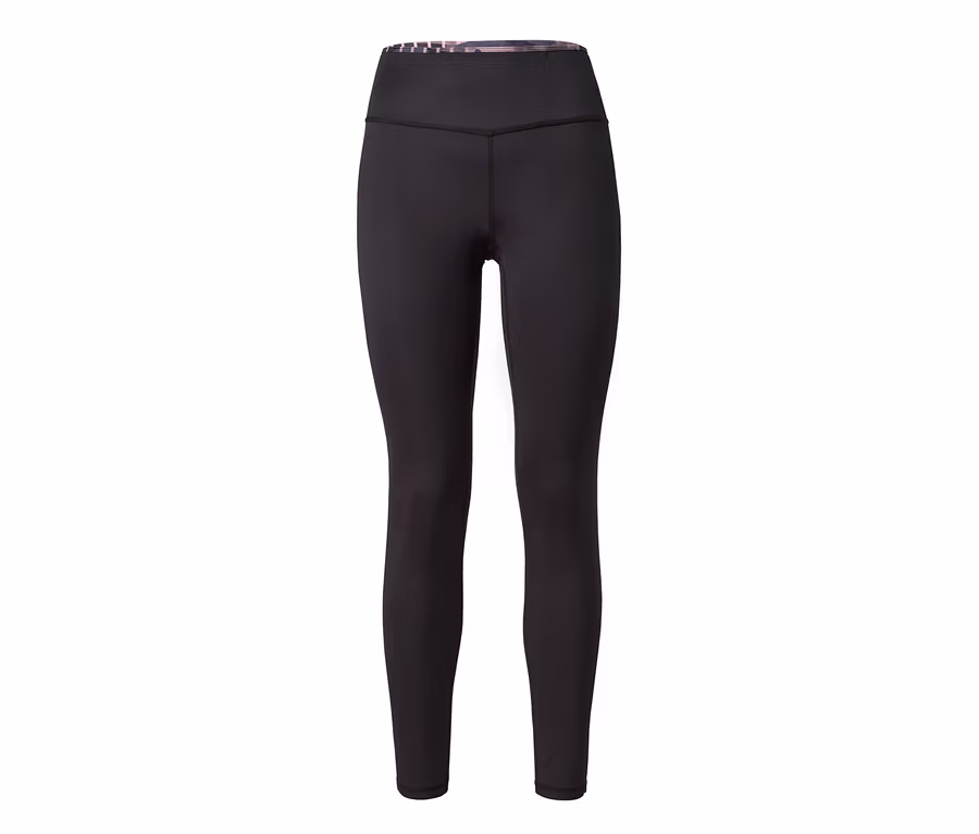 Schwarze Wende-Sporttight.