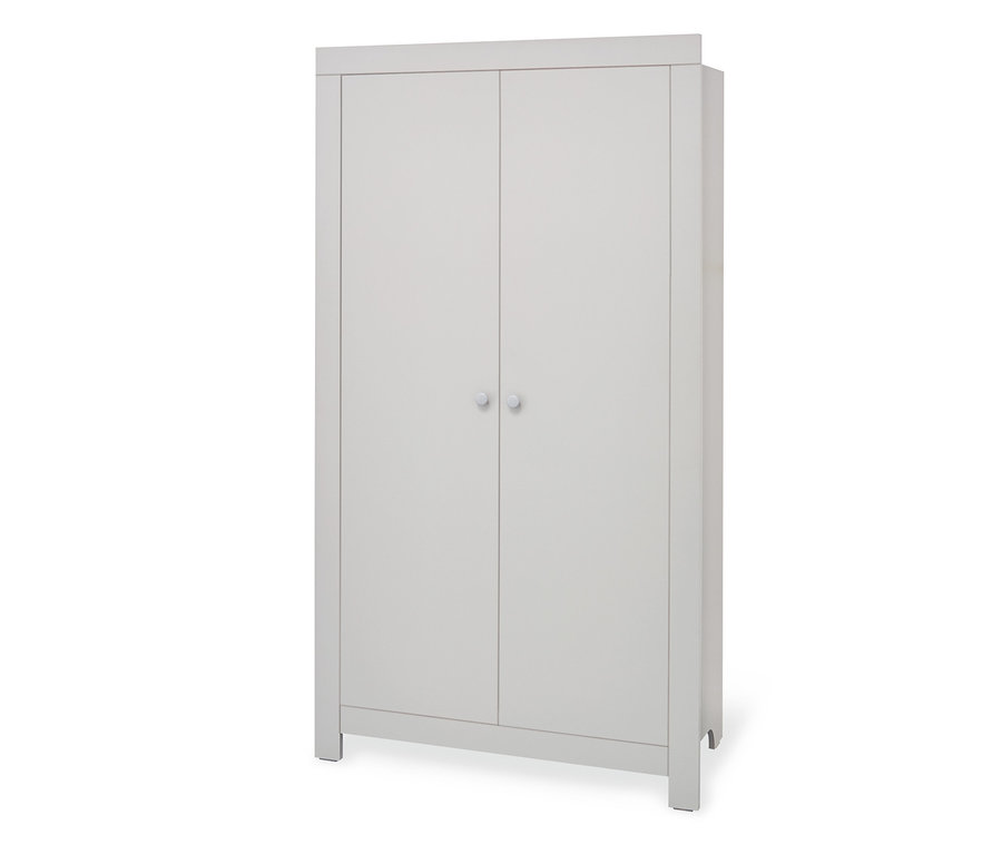 Grauer Pinolino Kleiderschrank »Liv« mit 2 Türen.