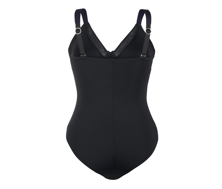 Detailansicht von hinten eines schwarzen Shaping-Bodys.