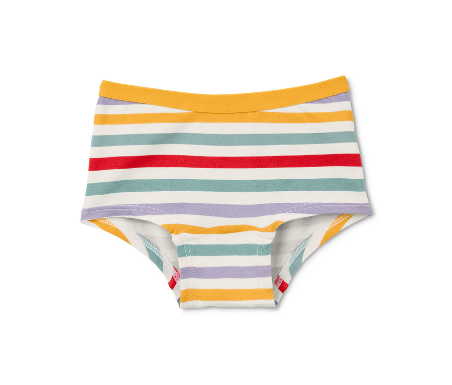 Eine gestreifte Panty, 3 Stück.