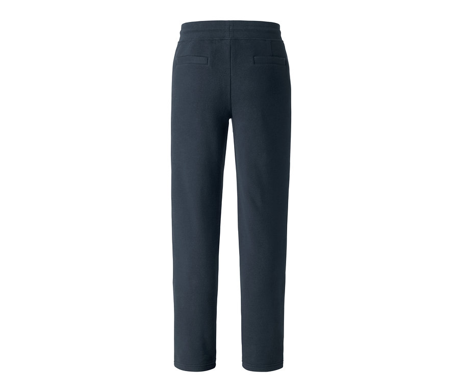 Dunkelblaue Sweatchino Hose von hinten.