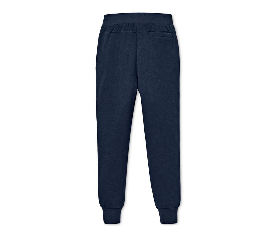Dunkelblaue Sweathose.