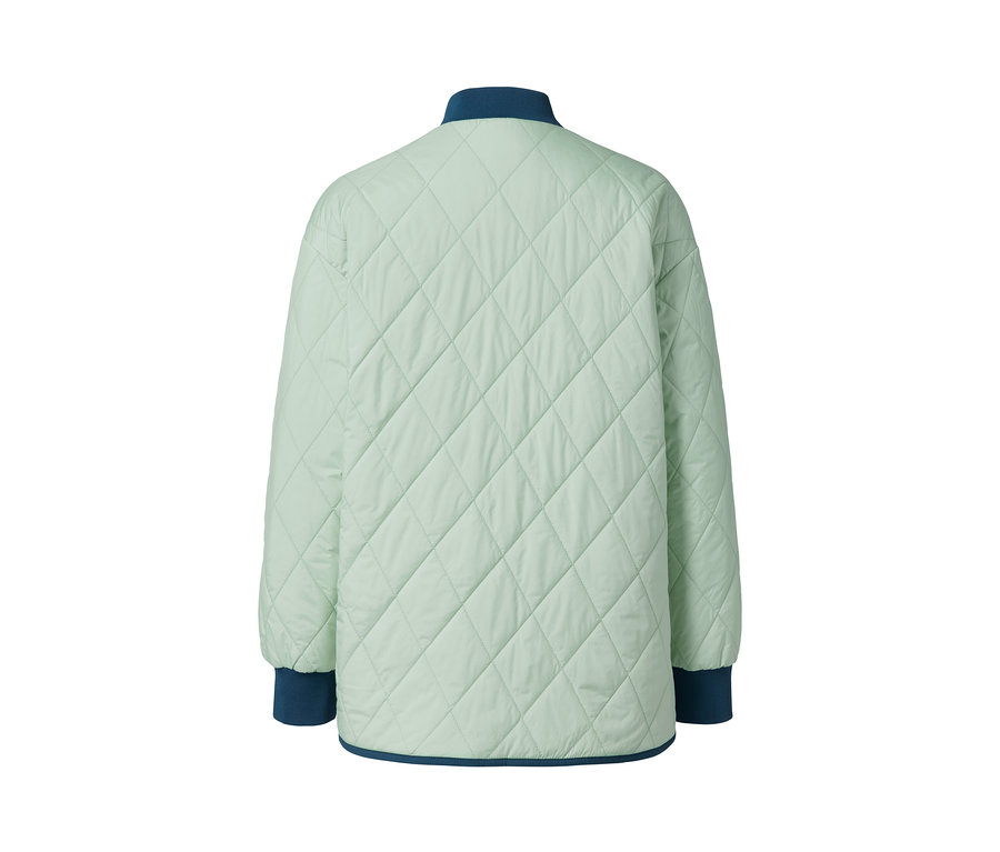 Eine Wende-Steppjacke.