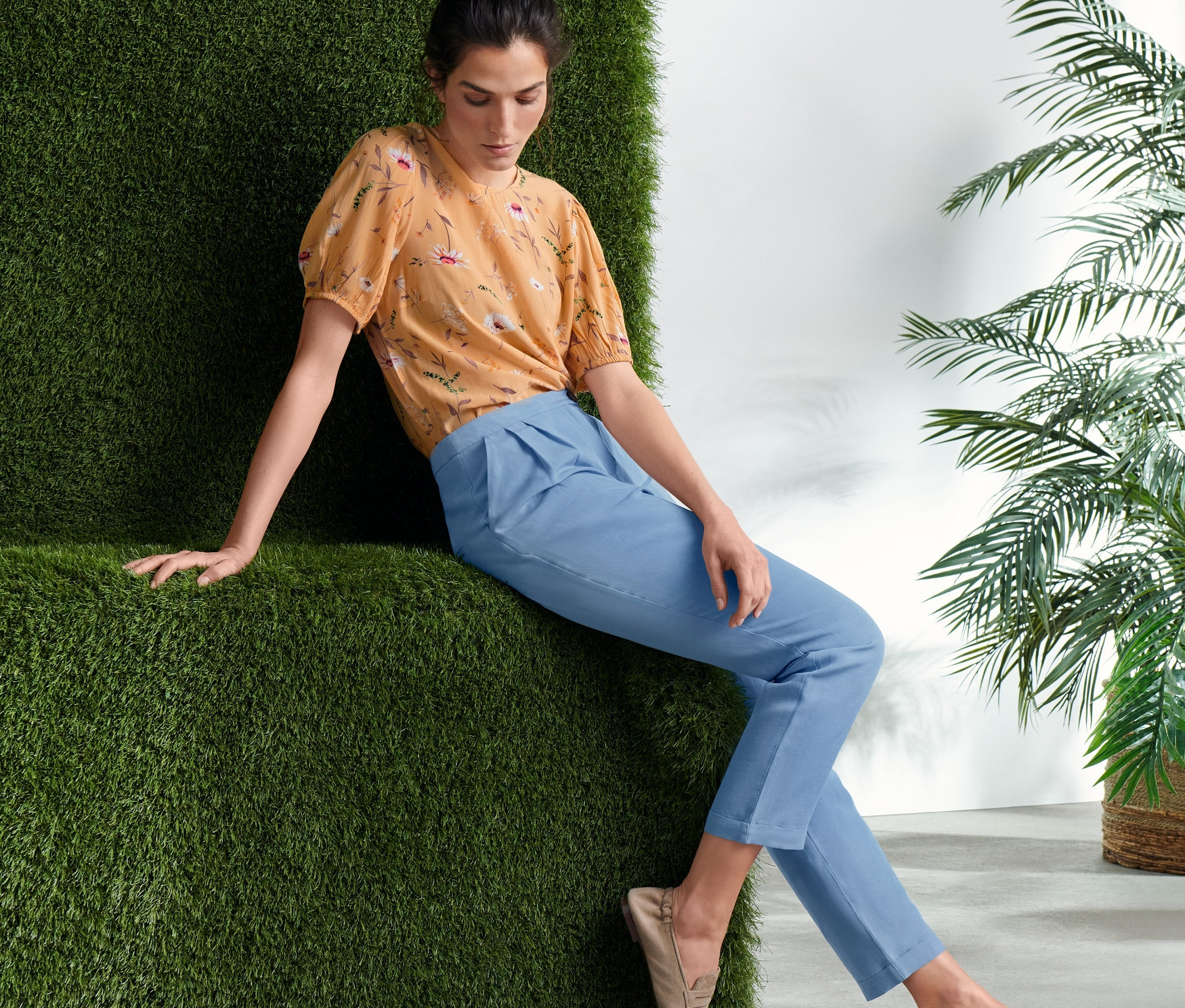 Thumbnail - Tchibo - Webhose - Damen - Gr. 40 - hellblau