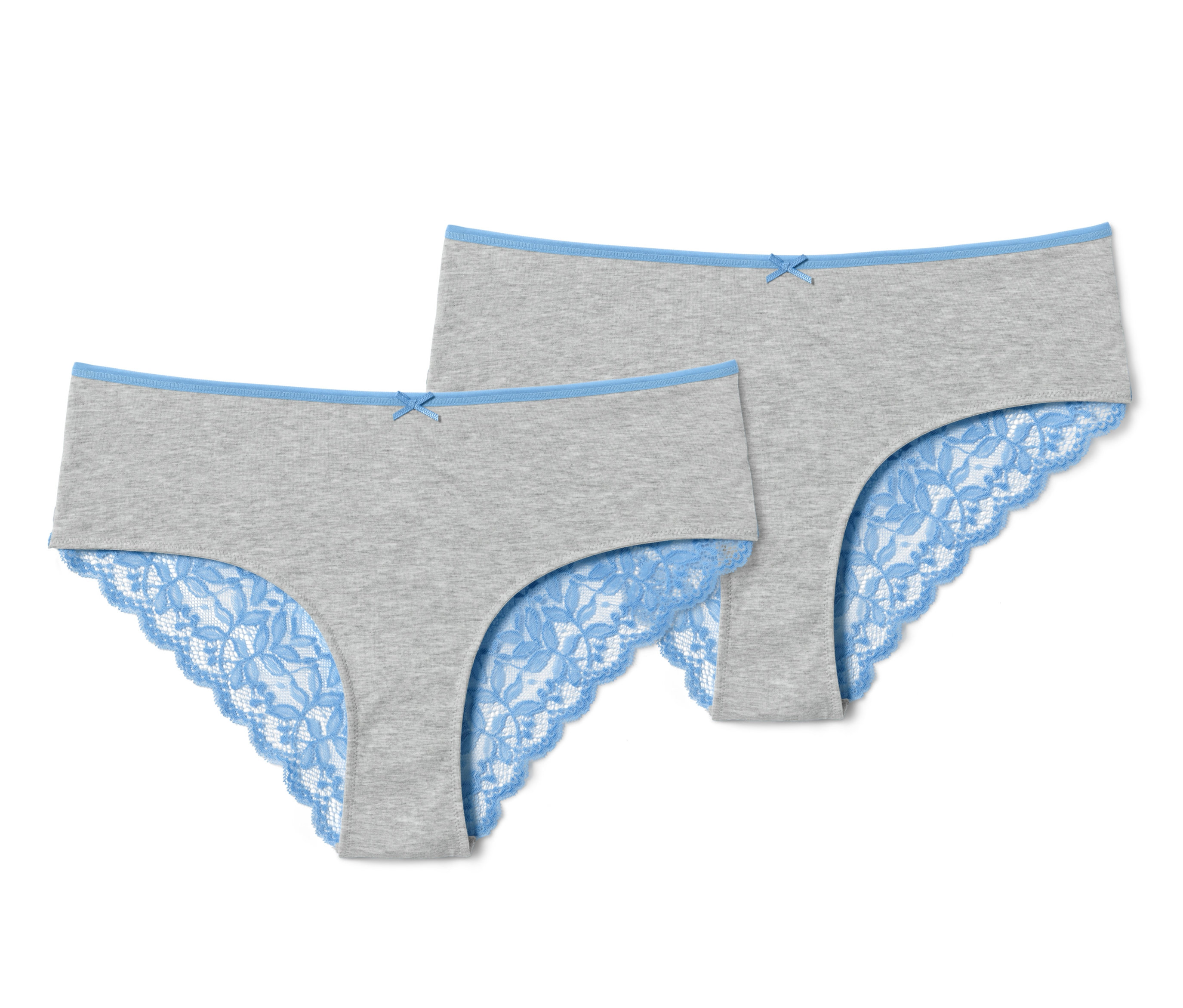 Tchibo - 2 Brazilslips - Damen - Gr. L - blau