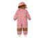 Softshell-Einteiler, gepunktet - Rosa mit braunen Punkten