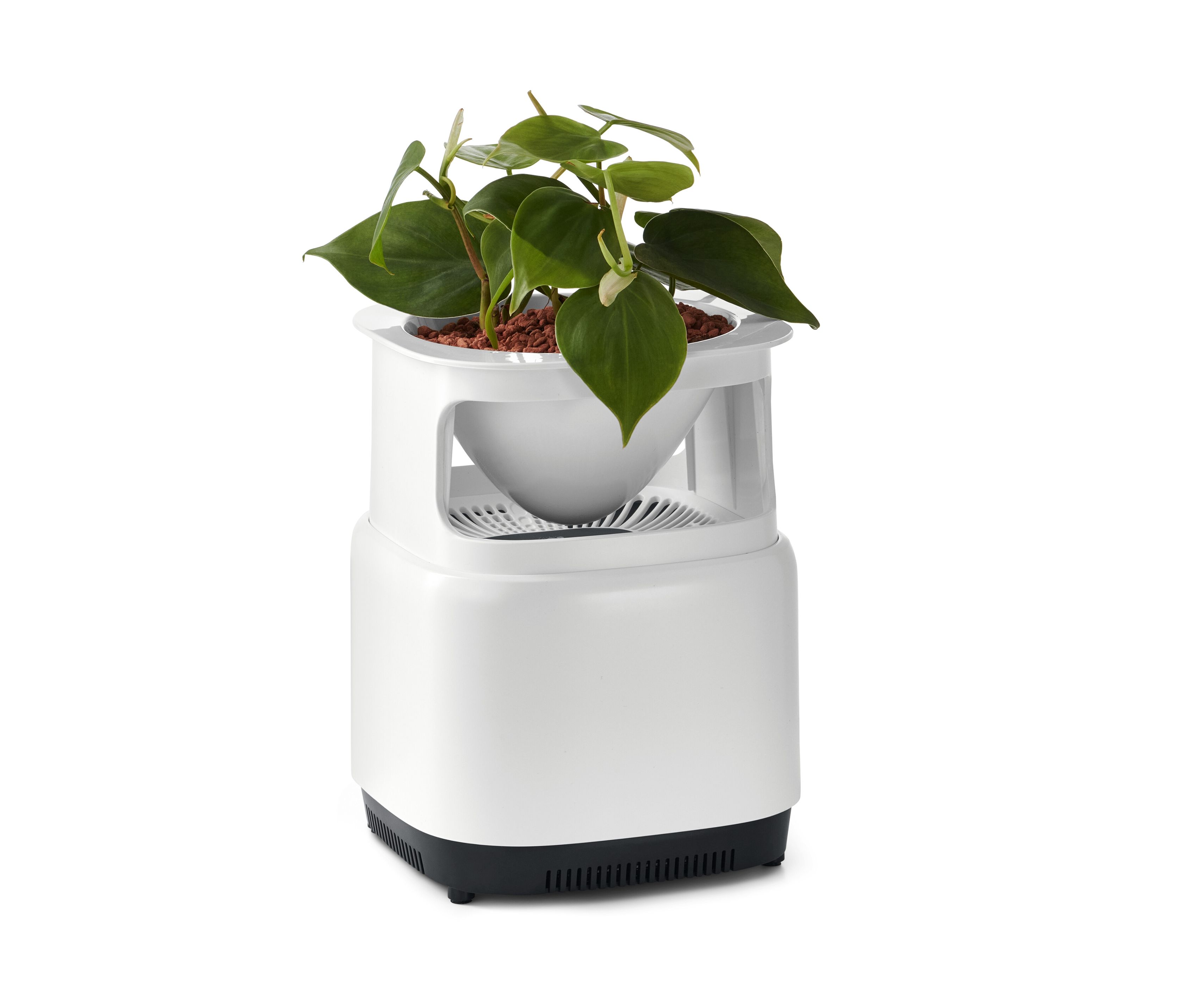Tchibo - Blumentopf mit Luftfilter - weiß