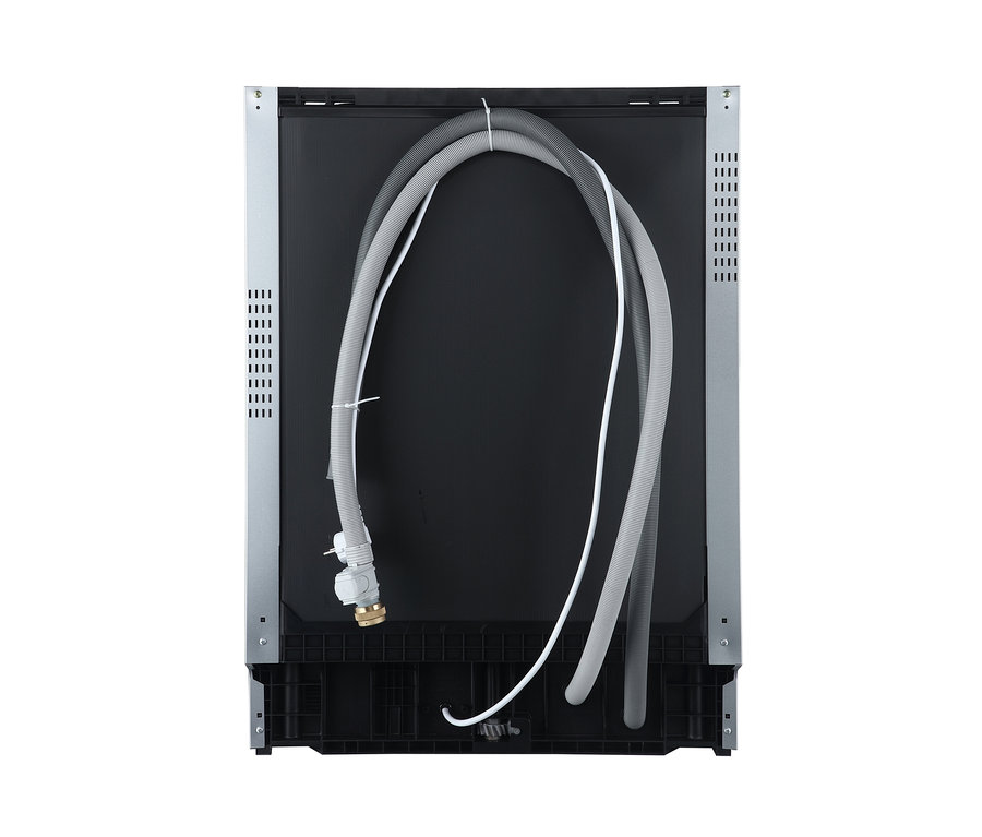 Rückseite des Respekta vollintegrierter-Geschirrspülers »GSP60IBAV«, ca. 60 cm, E (von A bis G) mit Schläuchen.