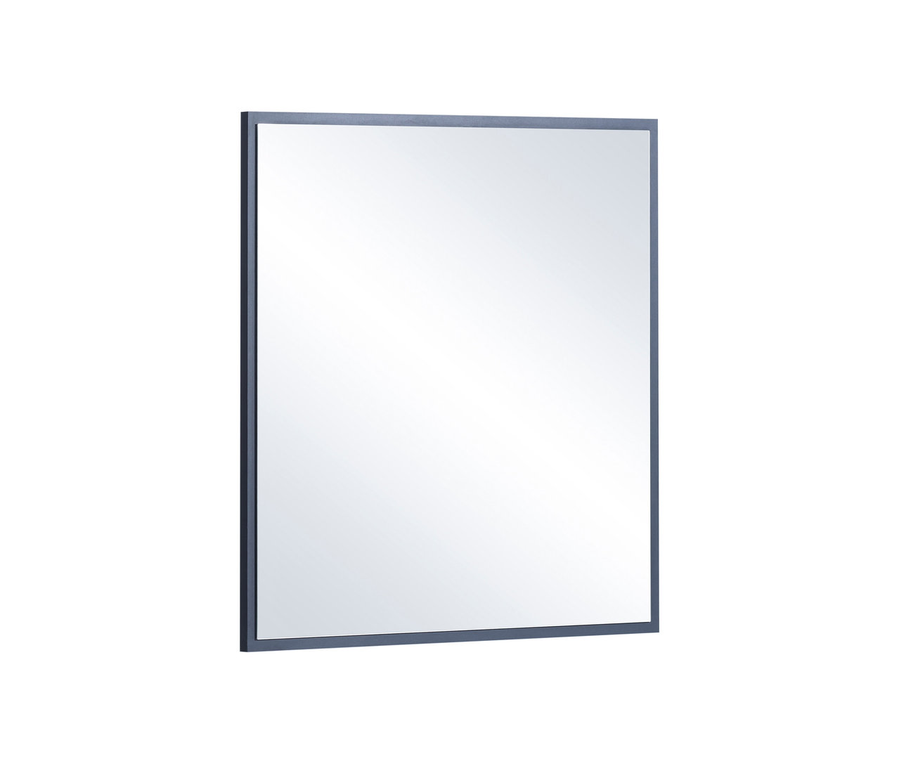 Rechteckiger Spiegel »Kent« mit dunkelgrauem Rahmen.