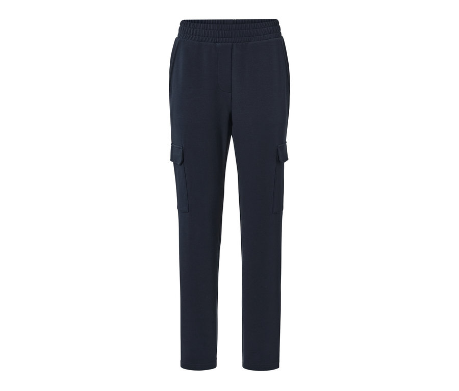 Dunkelblaue Joggpants mit Cargo-Taschen.