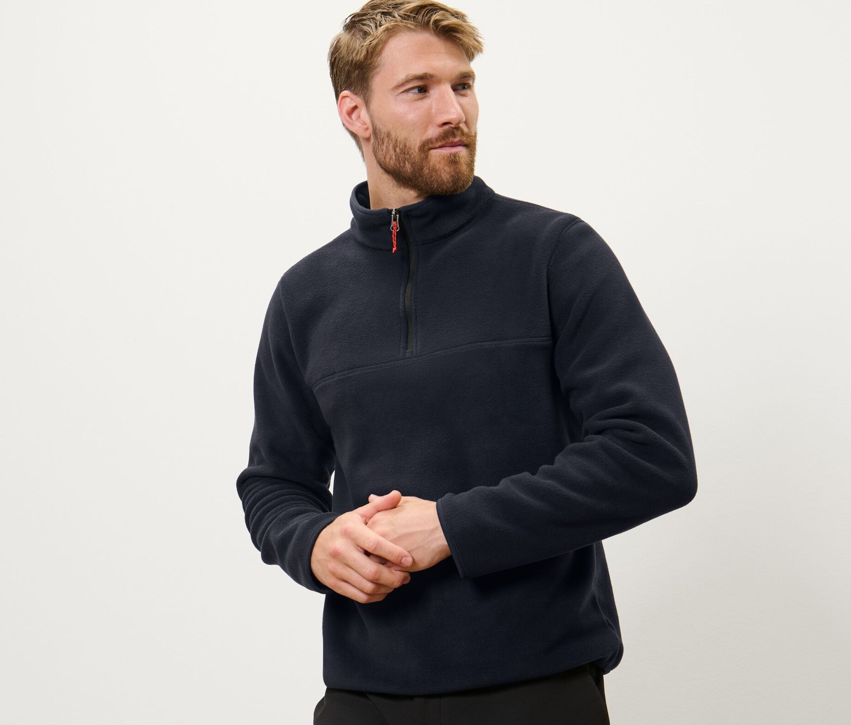 Thumbnail - Tchibo - Fleece-Troyer - Herren - Gr. XL - dunkelblau